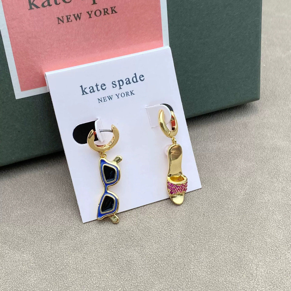kate spade Asymmetrical Zircon Pearl High Heel Sunglasses Earrings